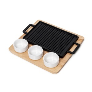 Nouvel, Nouvel Hotpan-Set Square 25x28cm, NOUVEL Square - Hot Pan Set (Holz/Schwarz/Weiss)