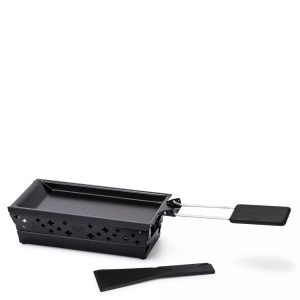 Kuhn Rikon, Kuhn Rikon Raclette Set Mini Candle Light Raclettegerät, Kuhn Rikon - Raclette-Set, 20cm, Black