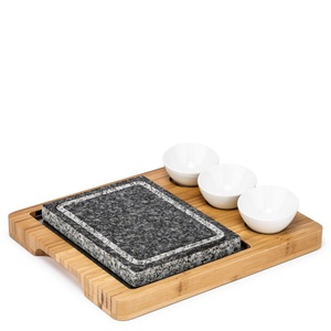 Nouvel, Nouvel Bambus Hot-Stone Set 5-tlg 25 x 30 cm, Nouvel Bambus Hot-Stone Set 5-tlg. 25 x 30 cm