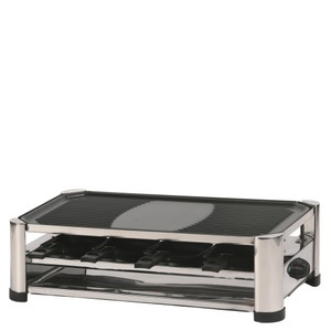 Ohmex, Ohmex 4500 - Raclette (Schwarz/Silber), Multifunktionsraclettegrill OHMEX 8 personen OHM-GRIL-4500