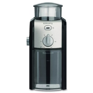 Krups, Krups Gvx2 Kaffemuehle Chrom - Kaffeemühle (Schwarz), Krups Expert Kaffee-Espresso Mühle GVX2