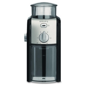 Krups, Krups Gvx2 Kaffemuehle Chrom - Kaffeemühle (Schwarz), Krups Expert Kaffee-Espresso Mühle GVX2