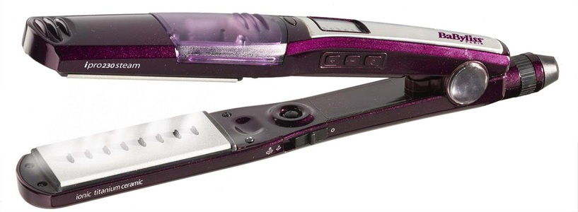 BaByliss, BaByliss iPro 230 Steam Haarglätter weinrot, BaByliss Haarglätter «I Pro 230 Steam»