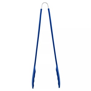 Lotusgrill, LotusGrill Grillzange 33cm Grill Zubehör Tiefblau G-TB-33, Lotusgrill Grillzange mit Silikonüberzug | 33 cm
