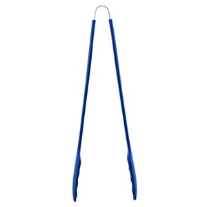 Lotusgrill, LotusGrill Grillzange 33cm Grill Zubehör Tiefblau G-TB-33, Lotusgrill Grillzange mit Silikonüberzug | 33 cm