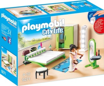 PLAYMOBIL, Schlafzimmer, 9271 Schlafzimmer von Playmobil mehrfarbig