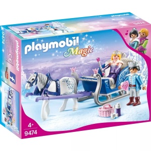 PLAYMOBIL, Schlitten mit Königspaar, PLAYMOBIL® Magic 9474 Schlitten mit Königspaar mehrfarbig