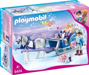 PLAYMOBIL, Schlitten mit Königspaar, PLAYMOBIL® Magic 9474 Schlitten mit Königspaar mehrfarbig