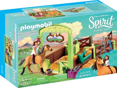 PLAYMOBIL, Pferdebox Lucky & Spirit, PLAYMOBIL® Spirit 9478 Pferdebox Lucky & Spirit mehrfarbig