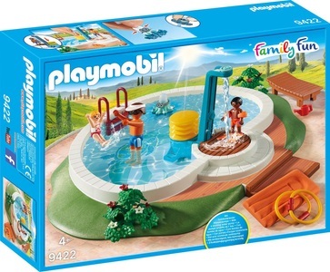 PLAYMOBIL, Swimmingpool, PLAYMOBIL® Family Fun 9422 Swimmingpool mehrfarbig