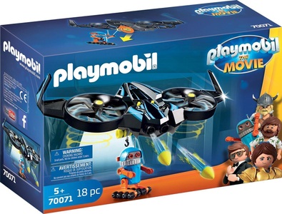 PLAYMOBIL, PLAYMOBIL The Movie Robotitron mit Drohne #70071, 70071 Robotitron mit Drohne Multicolor