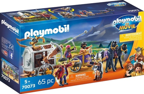 PLAYMOBIL, PLAYMOBIL The Movie Charlie mit Gefängniswagen #70073, playmobil® The Movie Charlie mit Gefängniswagen 70073