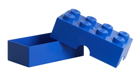 ROOM COPENHAGEN, LEGO Lunch Box blau, Aufbewahrungsbox, Lego Box Classic Blau