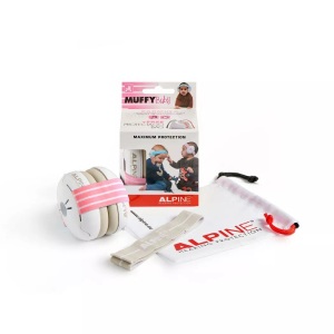 Alpine, Alpine Muffy Maximun Protection Kapselgehörschutz Babys Pink, Kapselgehörschutz
