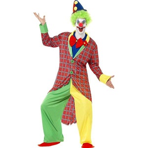 Smiffy's, Smiffy's La cirque costume clown Deluxe avec veste pantalon mock chemise vol..., smiffys - Herrenkostüm Clown, für Herren, Multicolor, Größe M