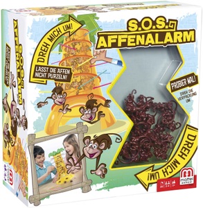 Mattel, Mattel Spiele Geschicklichkeitsspiel SOS, Mattel games Spiel »Mattel Games SOS Affenalarm«