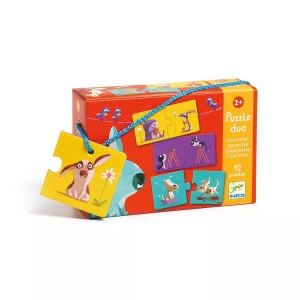 DJECO, Puzzle Duo Gegensätze DJECO mehrfarbig, DJECO Duo-Puzzle Gegensätze mehrfarbig