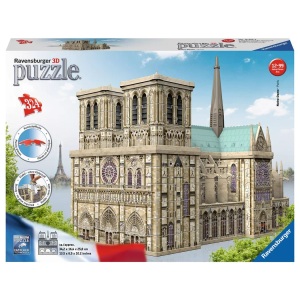 Ravensburger, Ravensburger 3D Puzzle Notre Dame, 324 Teile, Ravensburger 3D-Puzzle »Notre Dame«