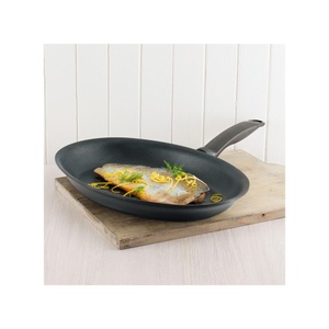 Kuhn Rikon, Kuhn Rikon Fischpfanne Fishstar 25 x 36 cm, Kuhn Rikon - Fischpfanne, 25 x 36 cm, Black