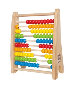 Hape, HAPE Regenbogen-Abakus, Regenbogen-Abakus aus Holz in bunt