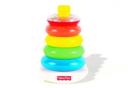 Mattel, Mattel GRF09 Fisher-Price Eco Farbring Pyramide, Fisher-Price® Stapelspielzeug »Eco Farbring Pyramide«
