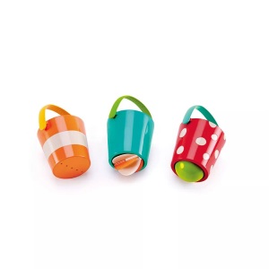 Hape, HAPE Buntes Eimer-Set, HAPE Badewannen-Eimer für Babys mehrfarbig