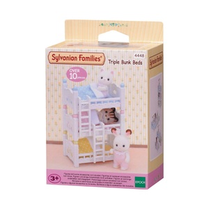 Sylvanian families, Sylvanian Families Puppenhausausstattung DREISTÖCKIGES BABYHOCHBETT 11-teilig, 
