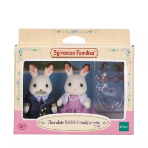 Sylvanian families, Sylvanian Families Schokoladenhasen, Sylvanian Families - Schokoladenhasen Grosseltern, Multicolor