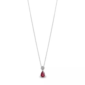 ZEN DIAMOND, ZEN DIAMOND Collier Weissgold Br Damen Weissgold 45cm, Zen Diamond - Halskette, 45cm, Weissgold