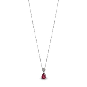 ZEN DIAMOND, ZEN DIAMOND Collier Weissgold Br Damen Weissgold 45cm, Zen Diamond - Halskette, 45cm, Weissgold