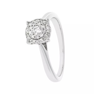 Sergio Ferris, Sergio Ferris Ring mit Diamant 54, Sergio Ferris - Ring mit Diamant, 54, Weissgold