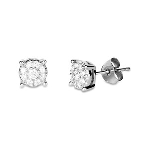 Sergio Ferris, Sergio Ferris Ohrstecker Weissgold ONE Size, Sergio Ferris - Ohrstecker, One Size, Weissgold
