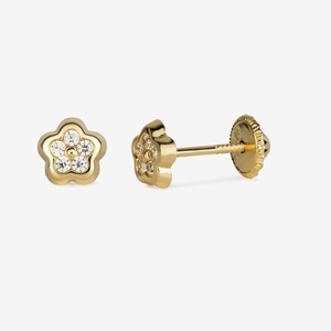 Caramel, Caramel Ohrstecker Gelbgold Damen Gelbgold ONE SIZE, Caramel - Ohrstecker, One Size, Gelbgold