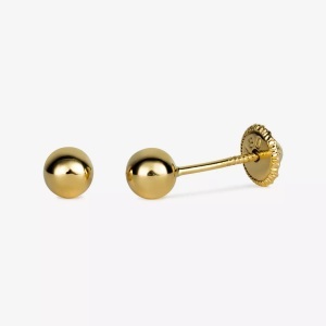 Caramel, Caramel Ohrstecker Gelbgold Damen Gelbgold ONE SIZE, Caramel - Ohrstecker, One Size, Gelbgold