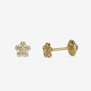 Caramel, Caramel Ohrstecker Gelbgold Damen Gelbgold ONE SIZE, Caramel - Ohrstecker, One Size, Gelbgold