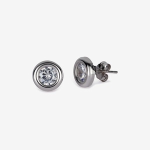 L' Atelier Gold 18 Karat by Manor, L' Atelier Gold 18 Karat by Manor Ohrstecker mit Zirkonia ONE Size, 