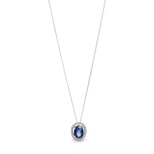 ZEN DIAMOND, ZEN DIAMOND Collier Weissgold Br Damen Weissgold 45cm, Zen Diamond - Halskette, 45cm, Weissgold