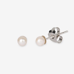 L' Atelier Gold 18 Karat by Manor, L' Atelier Gold 18 Karat by Manor Ohrstecker Weissgold ONE Size, 