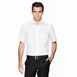 Olymp, Olymp Luxor Shirt new kent white, Hemd 1/2 Arm Olymp Luxor weiss Größe: 42
