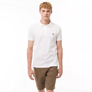 Lacoste, Lacoste Herren Poloshirt, Slim Fit, kurzarm T6, Lacoste - Poloshirt, Slim Fit, kurzarm, für Herren, Weiss, Größe T6