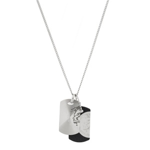 Diesel, Diesel Collier Herren, Diesel DX0289040 Halskette Double Dogtags