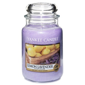 Yankee Candle, Yankee Candle Zitrone Lavendel L (Large) - 623g, Yankee Candle Duftkerze »Lemon Lavender«
