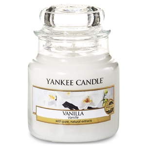 Yankee Candle, Yankee Candle Duftkerze Höhe 85 mm / Durchmesser 60 mm, Yankee Candle Duftkerze »Vanilla small Jar«