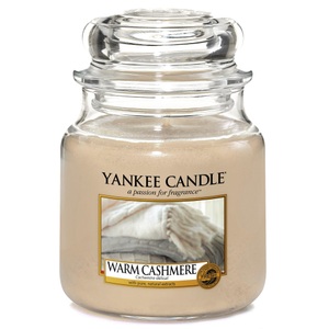 Yankee Candle, Yankee Candle Duftkerze Höhe 135 mm / Durchmesser 100 mm, YANKEE CANDLE Warm Cashmere Duftkerze
