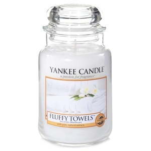 Yankee Candle, Yankee Candle Duftkerze Höhe 175 mm / Durchmesser 100 mm, Yankee Candle Duftkerze »Fluffy Towels«