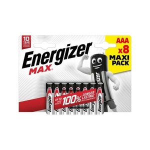 Energizer, Energizer Max Aaa/Lr03 (8Stk.) Batterie, Energizer, Batterien, Energizer Max AAA (LR03/E92) BP-8, Produkte & Wohnen