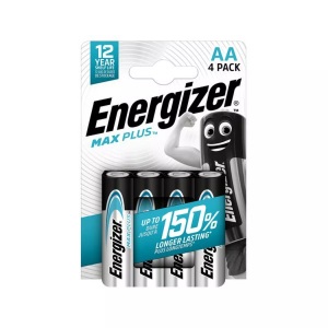Energizer, Energizer MaxPlus AA 4 Stk. Batterie, Energizer-Alkaline-Batterien Max Plus Mignon (AA), 4 Stück