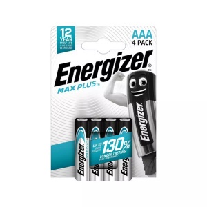 Energizer, Energizer MaxPlus AAA 4 Stk. Batterie, Energizer-Alkaline-Batterien Max Plus Micro (AAA), 4 Stück