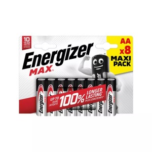 Energizer, Energizer Max Aa/Lr6 (8Stk.) Batterie, Energizer, Batterien, Energizer Max AA (LR6/E91) BP-8, Produkte & Wohnen