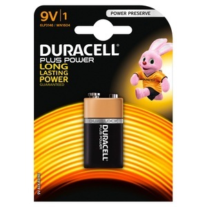 Duracell, Duracell Plus Power 9V / 6Lr61 (1Stk.) Batterie, Duracell, Unsere Neuheiten, Duracell Batterien Plus 9V / 6LF22, Produkte & Wohnen